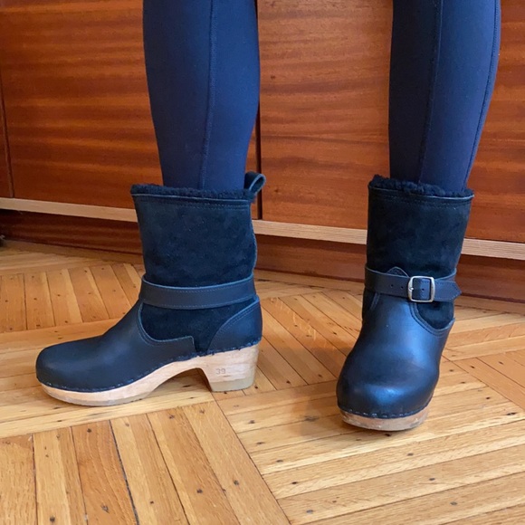 No.6 Clogs-Shearling Clog Boot - size 39 - Picture 6 of 8